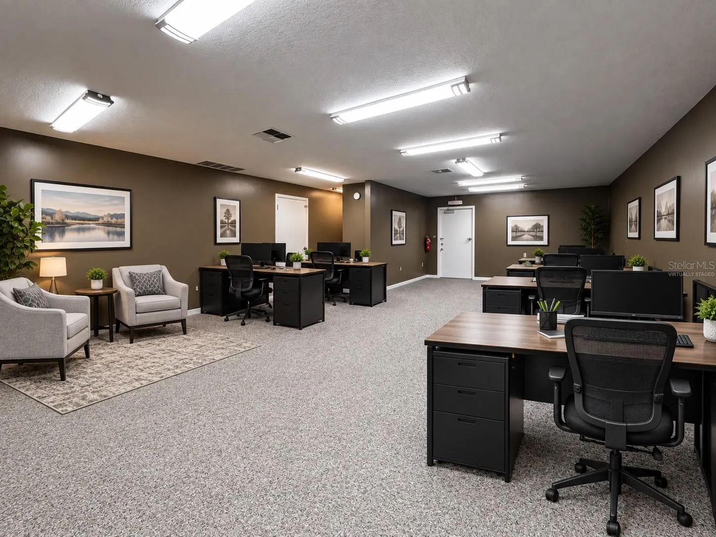 VIRTUALLY STAGED AS OFFICE SPACE
