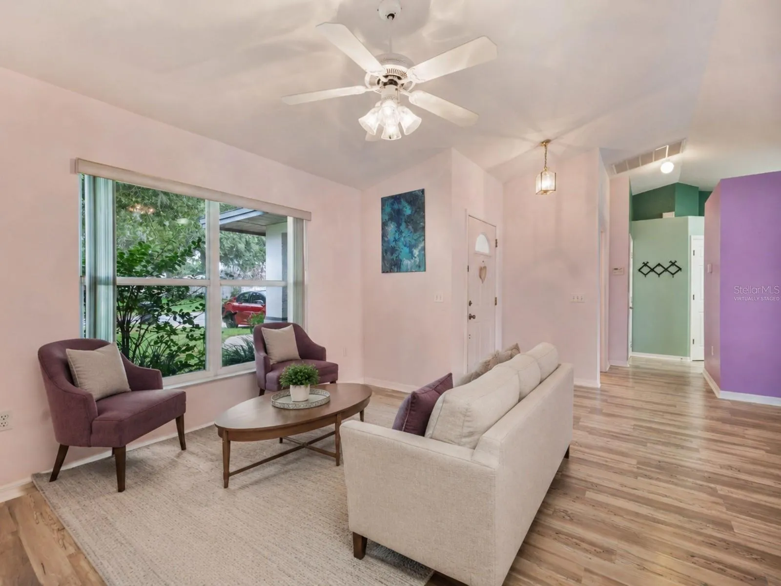 Sitting room / Family Room - Virtually Staged to enhance experience.