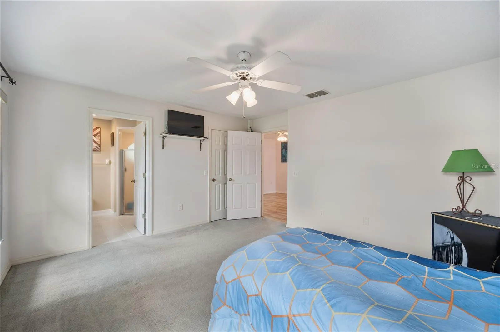Priamry Bedroom with Room for a King Sized bed!