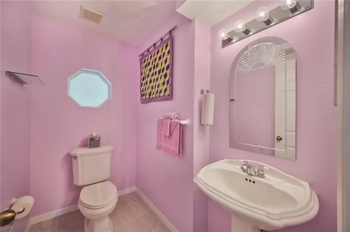 1/2 bath near the Living room