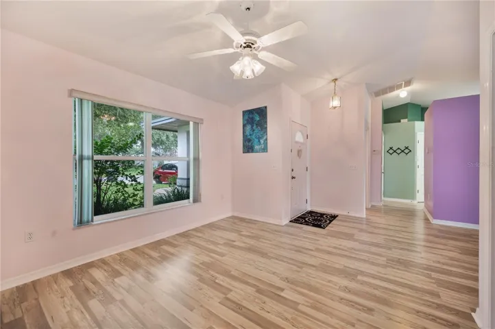 The "dining area" or living Room on the Virtual Walk Through