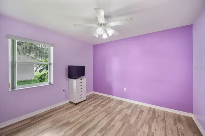 Guest Bedroom 3, laminate and built in closet