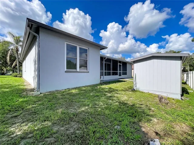 Backyard and Shed