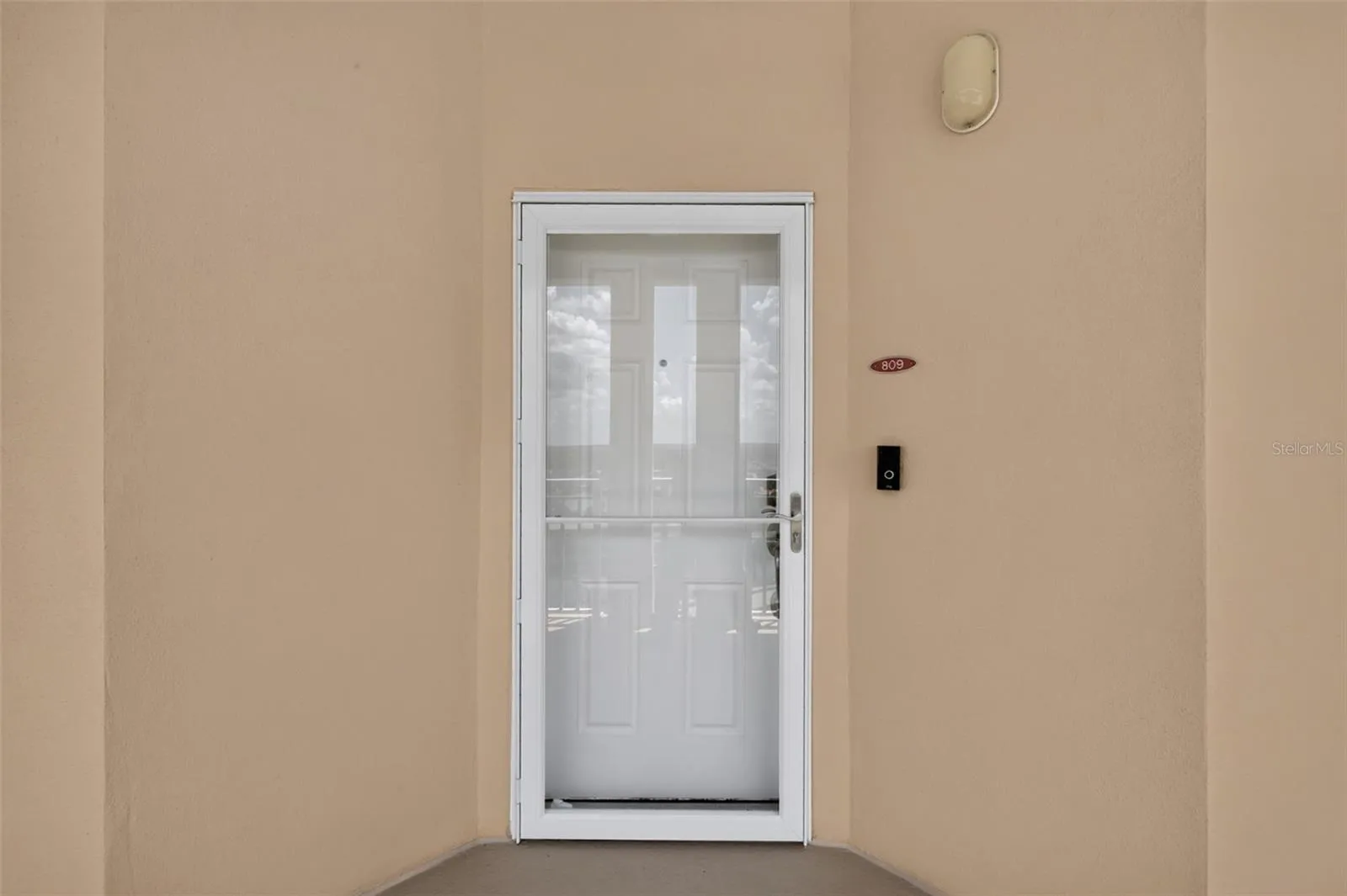 Front door to unit