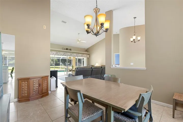 Formal dining area