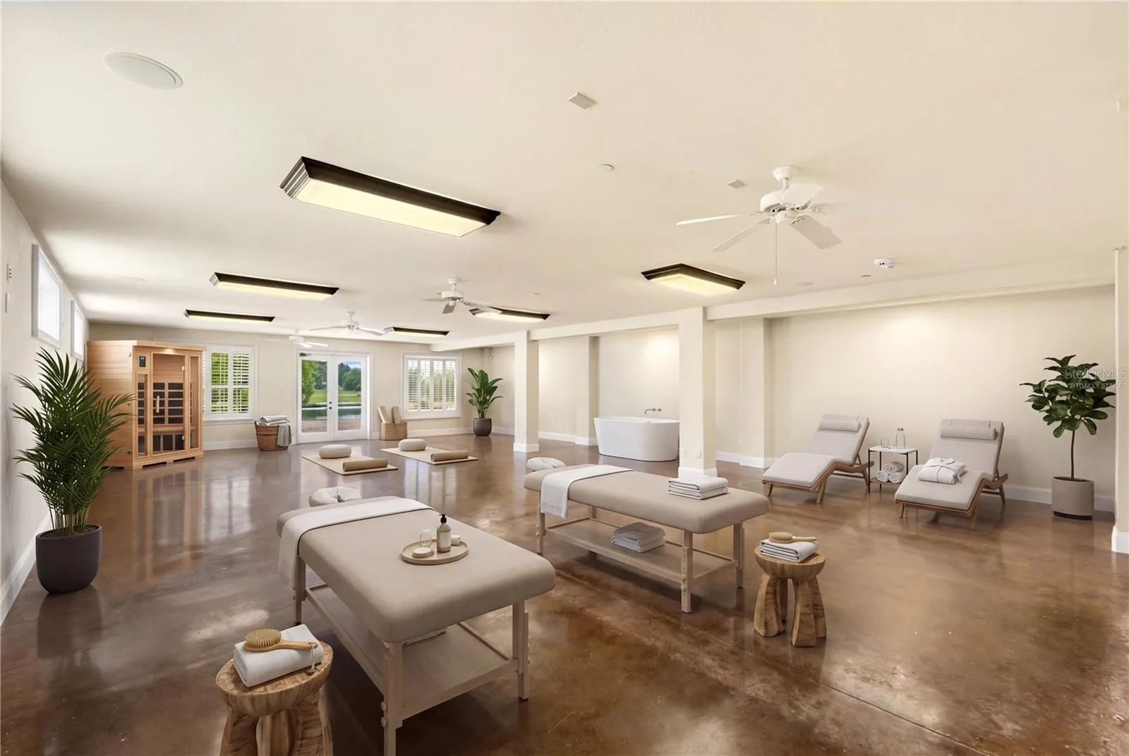 Virtually staged - Sanctuary, envisioned as a serene private retreat within this Lake Mary waterfront residence.