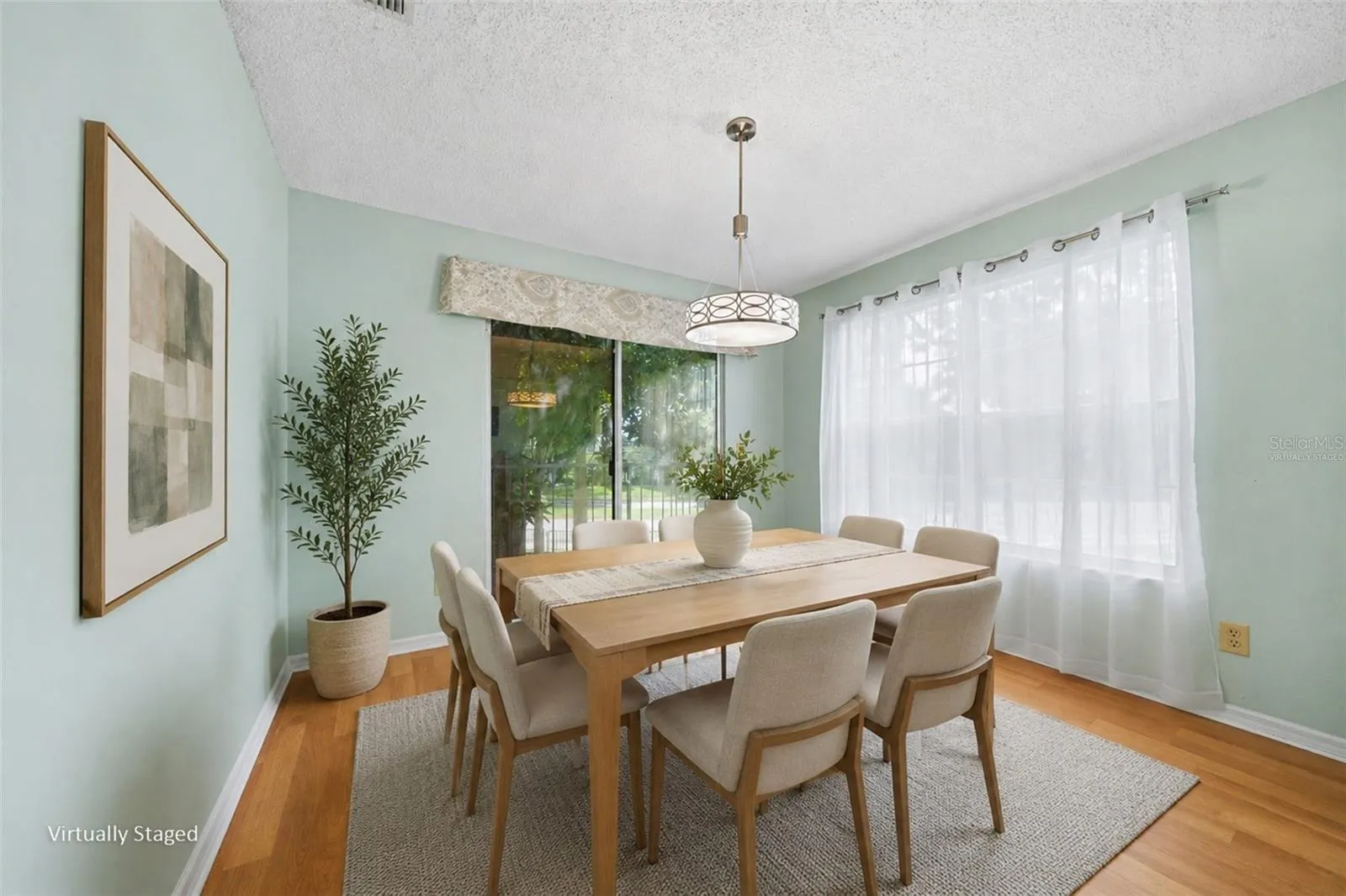 Virtually Staged Dining Room