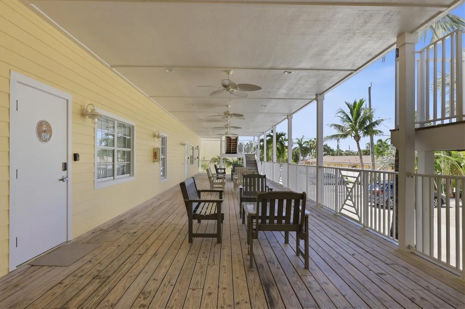 Front deck