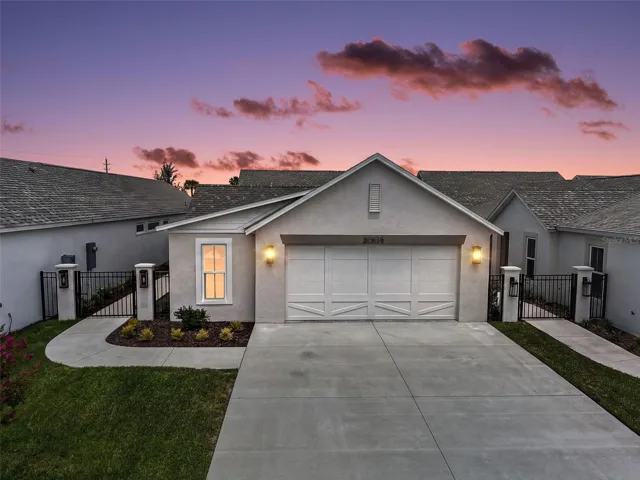 Twilight Front Elevation