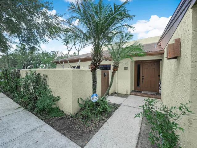 Front door open patio to the left