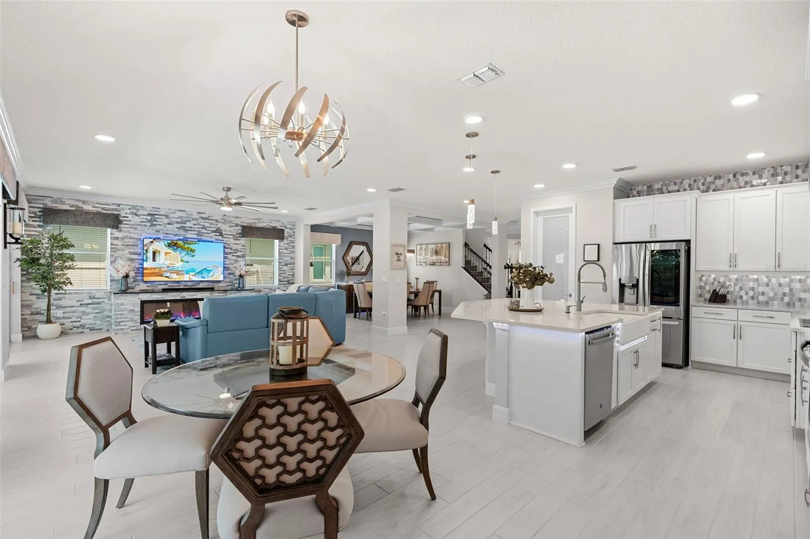 Open-concept luxury living.