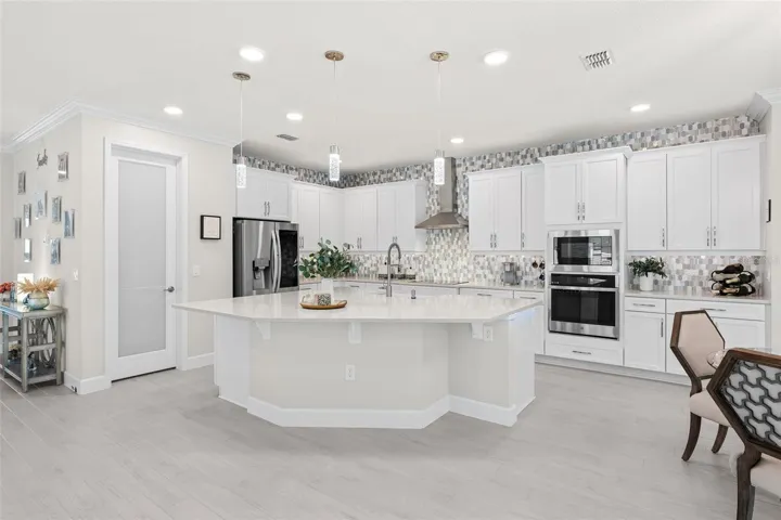 Upgraded chef's kitchen.