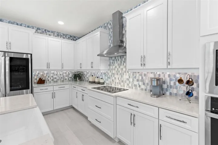 Upgraded chef's kitchen.