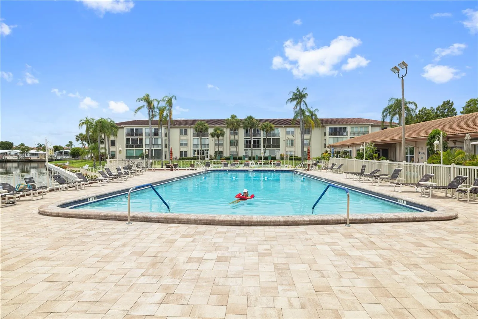 Pool across street