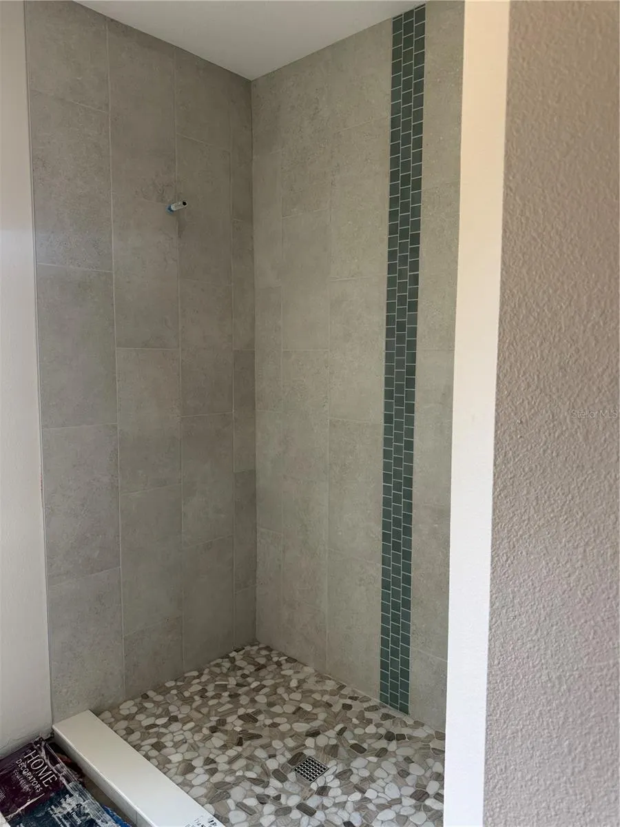 Master shower