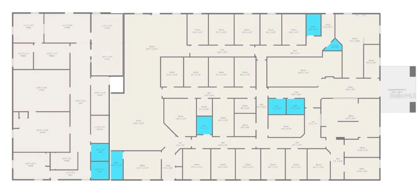 Floor plan of the full building.