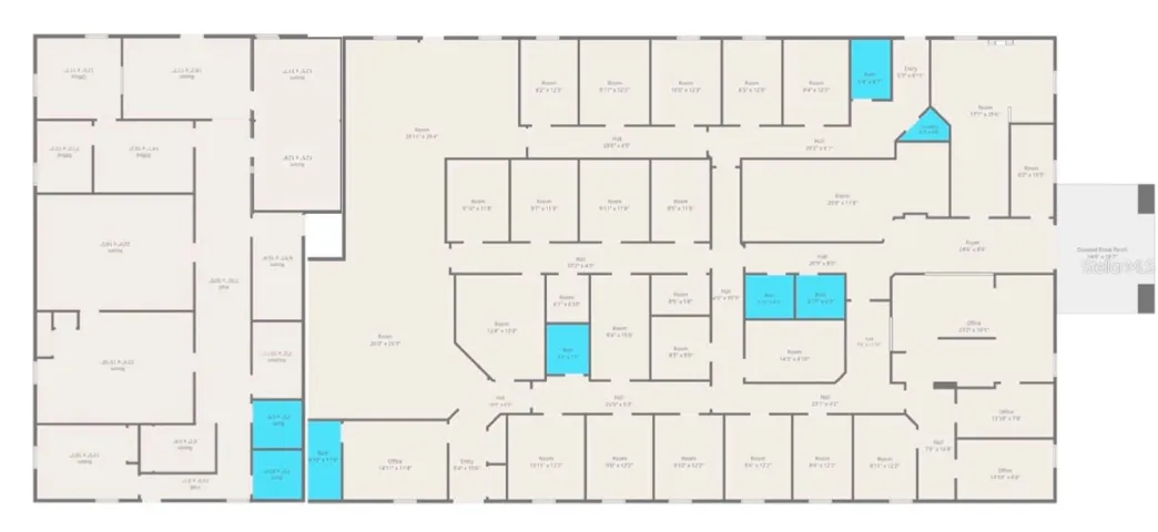 Floor plan of the full building.