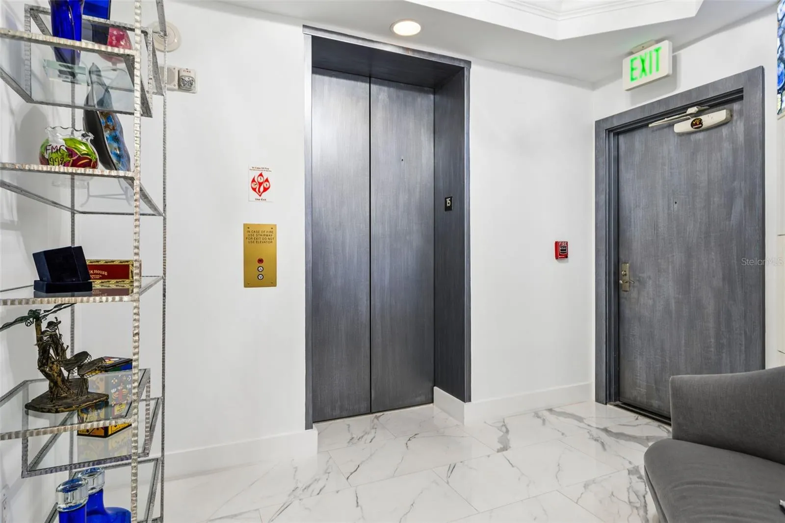 Private Elevator Entrance to Unit 1501