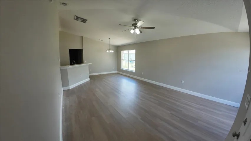 family room/ dining room combo