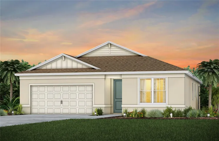 Exterior Design. Artistic rendering for this new construction home. Pictures are for illustrative purposes only. Elevations, colors and options may vary.