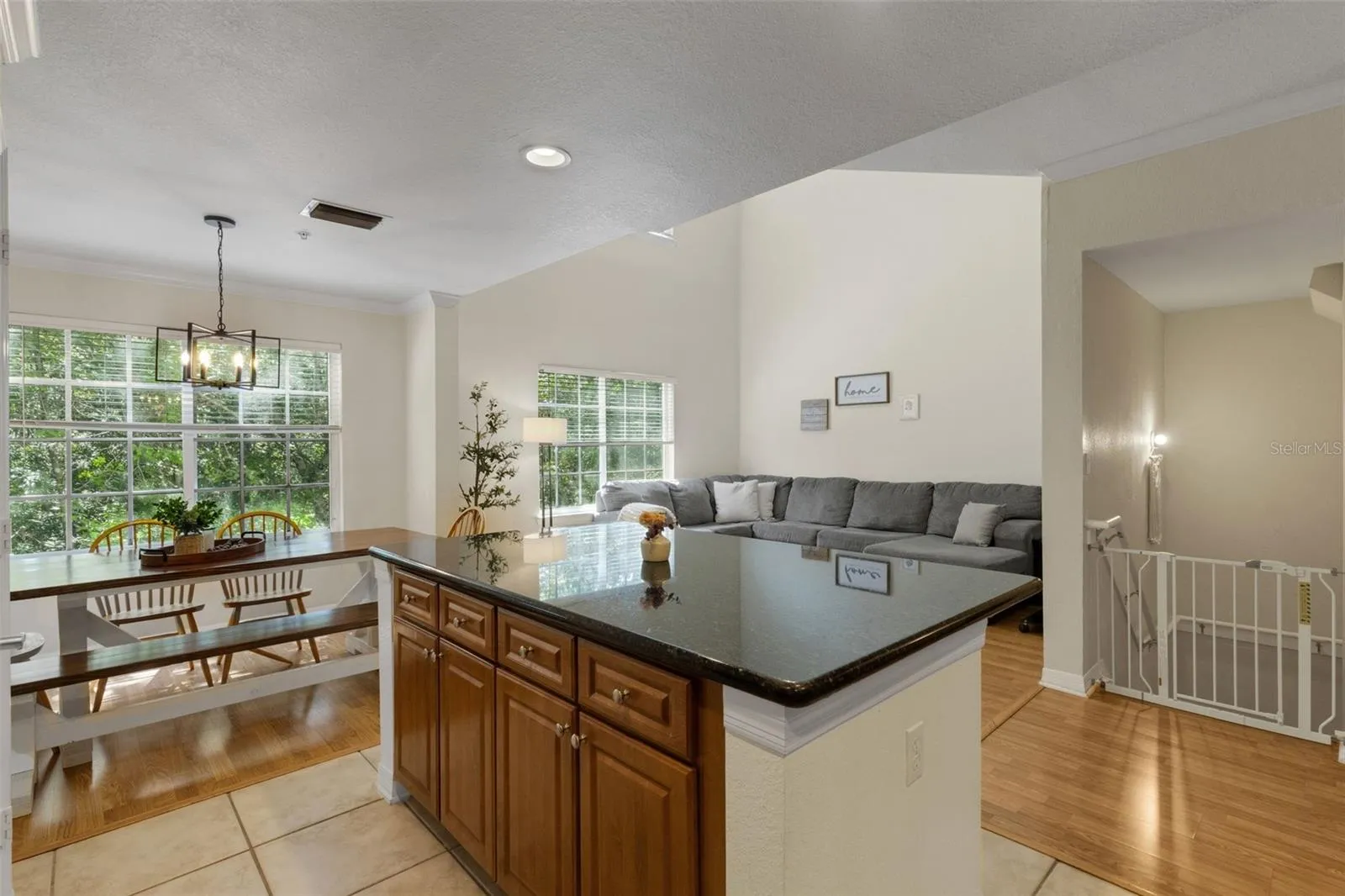 2nd floor/kitchen island with granite countertops