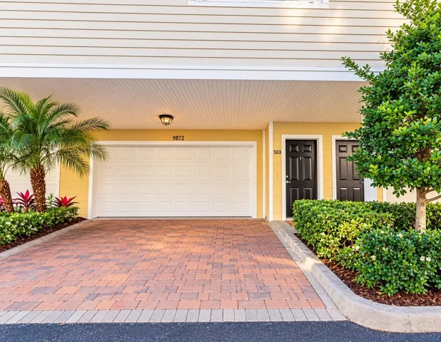 First floor - Entrance and oversized garage