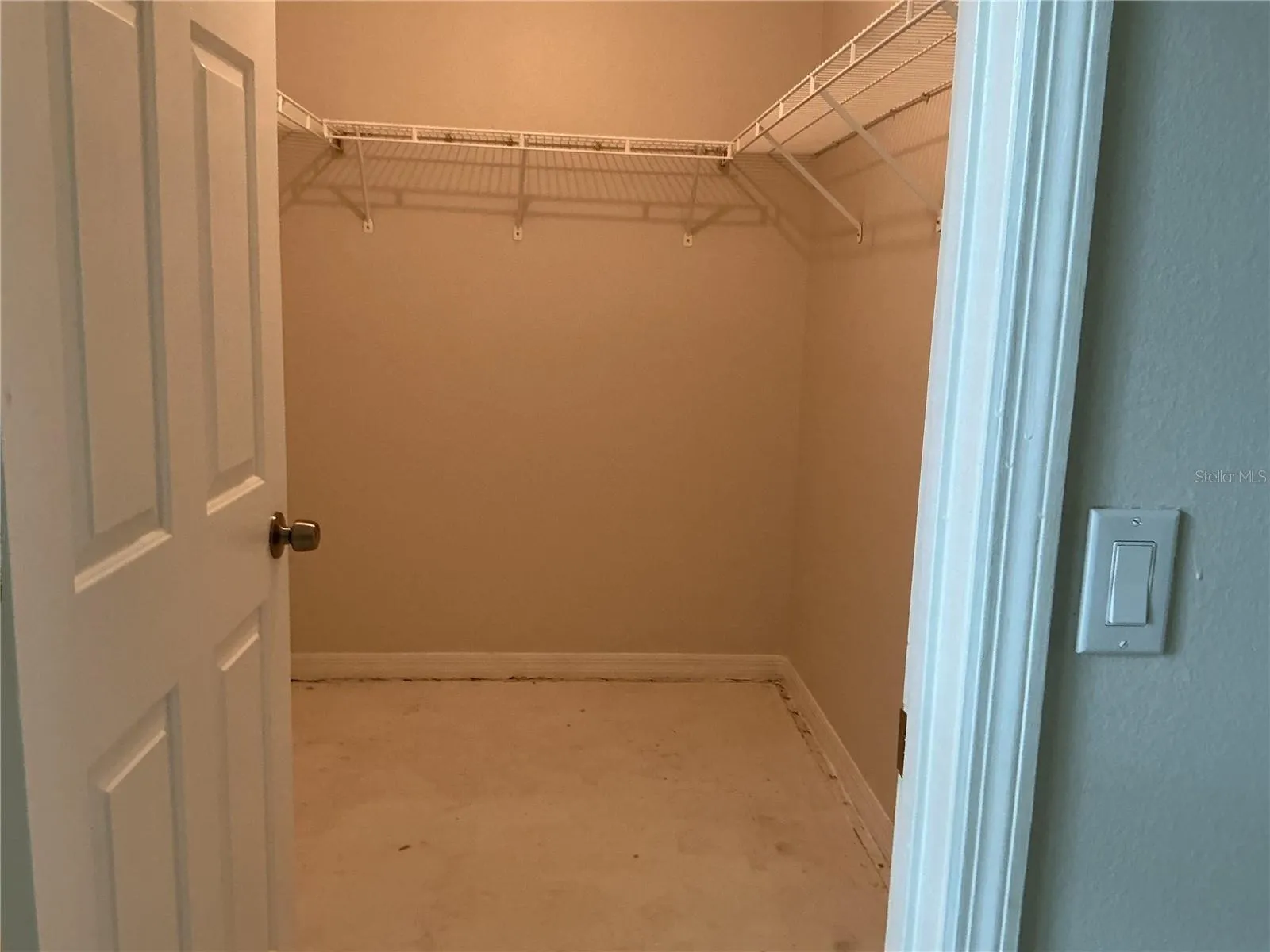 Primary closet
