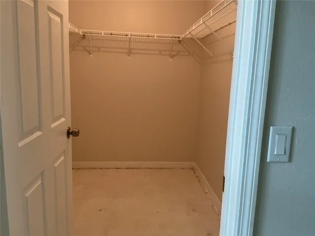 Primary closet