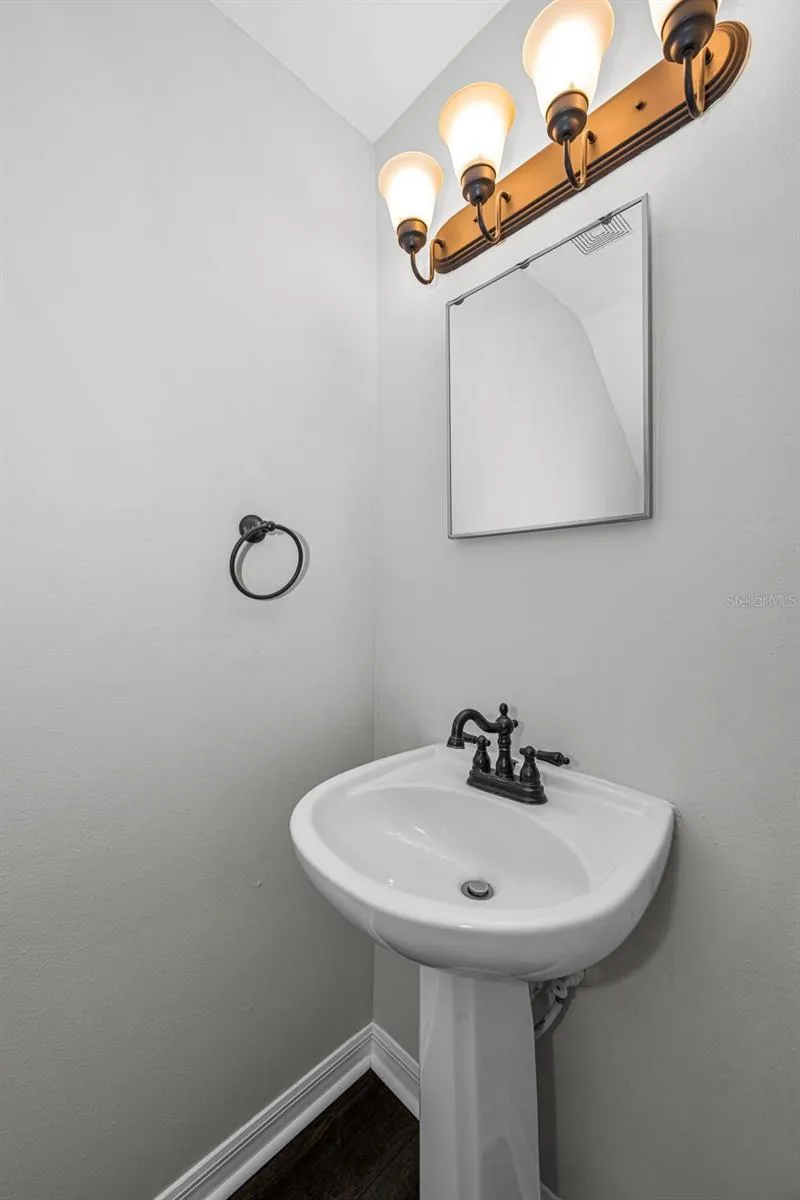 Downstairs half bath