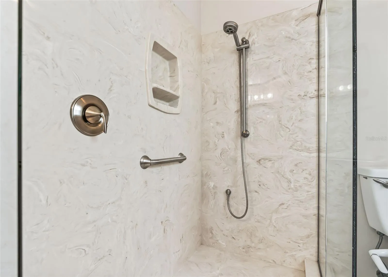 Primary step in shower