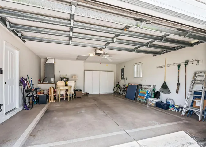 Large, extended Garage