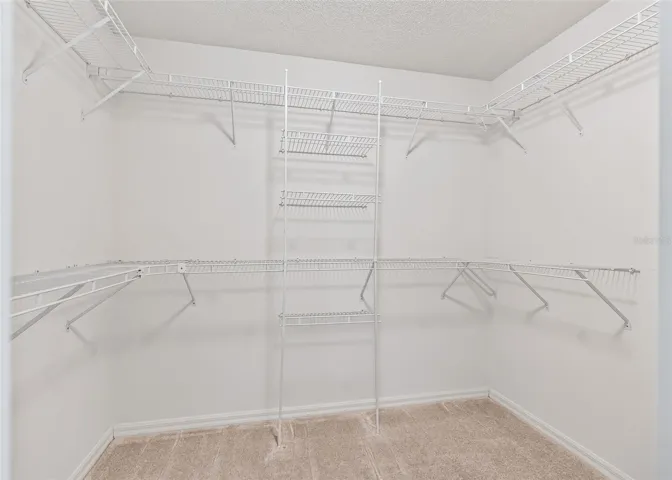Spacious Primary walk-in closet