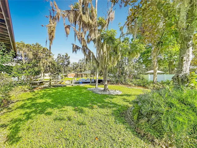 Backyard facing the Canal