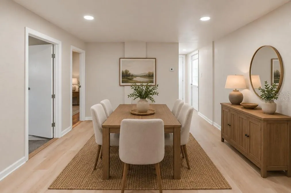 Virtually Staged... Dining Room