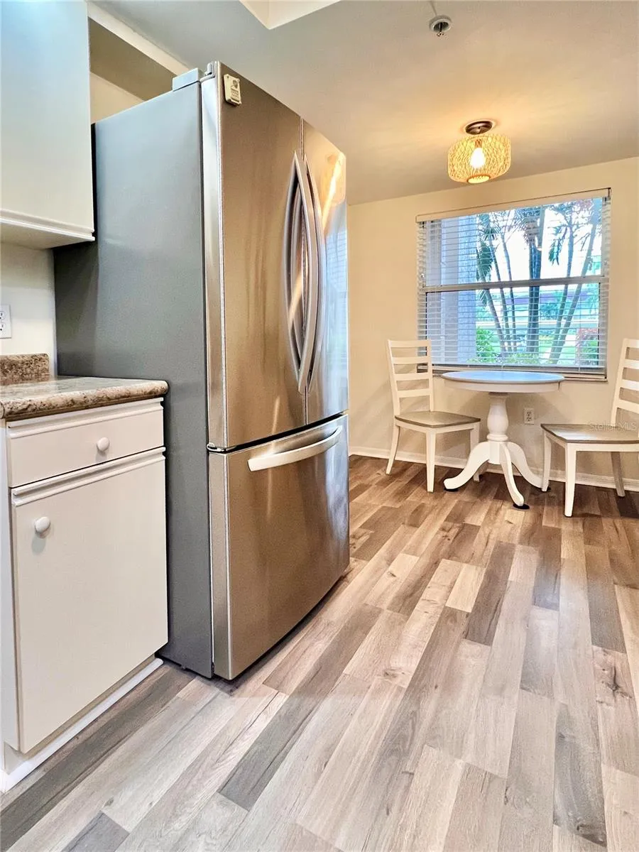 Roomy kitchen with plenty of counter space.