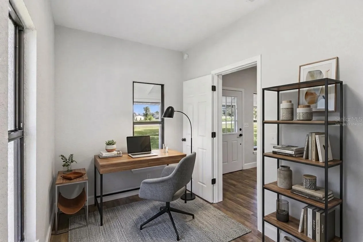 Virtually staged bedroom 3