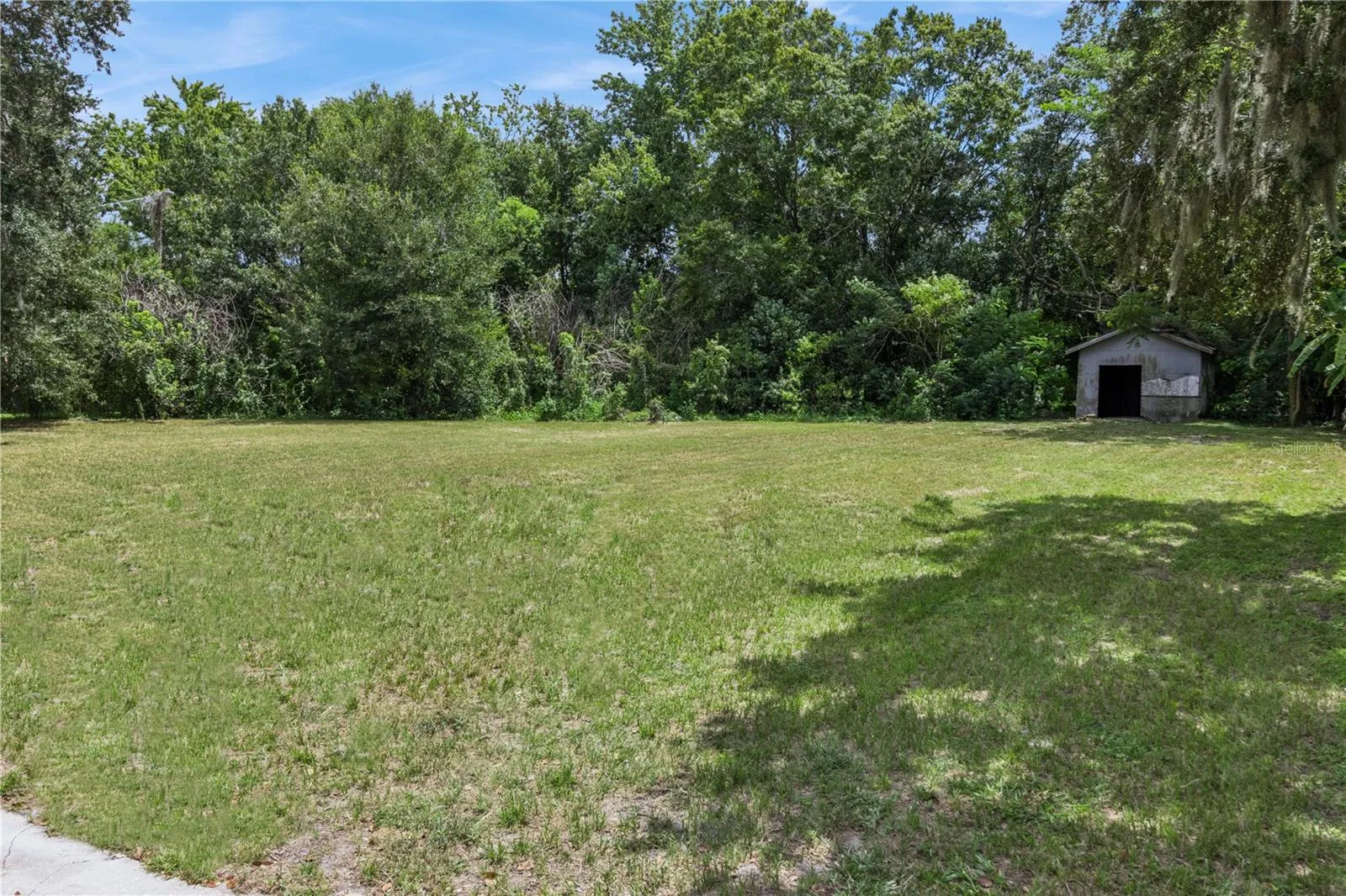 Nearly an acre of land