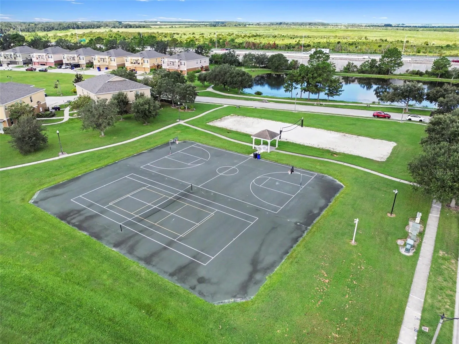 Community with So Many Amenities including Sports Courts