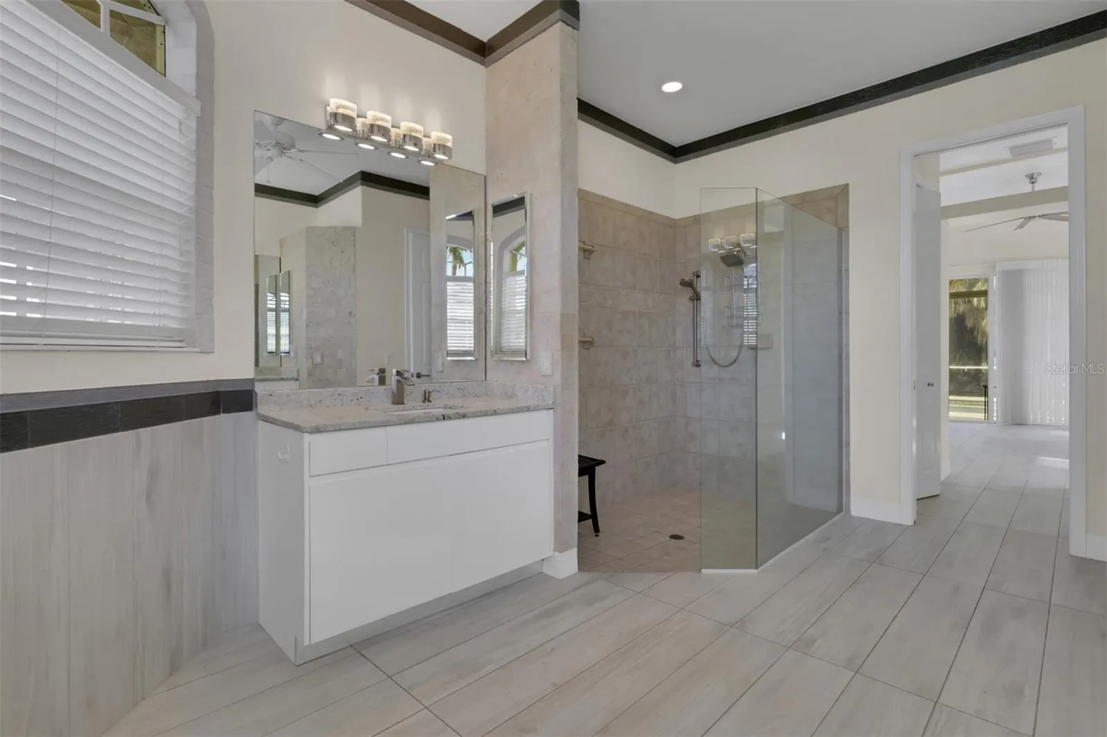 Tiled accent walls