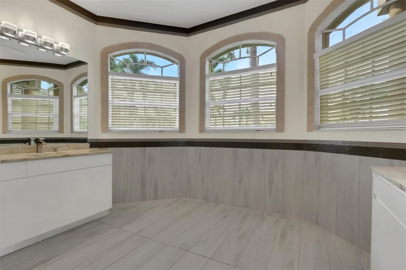 Primary Bathroom with dual vanities
