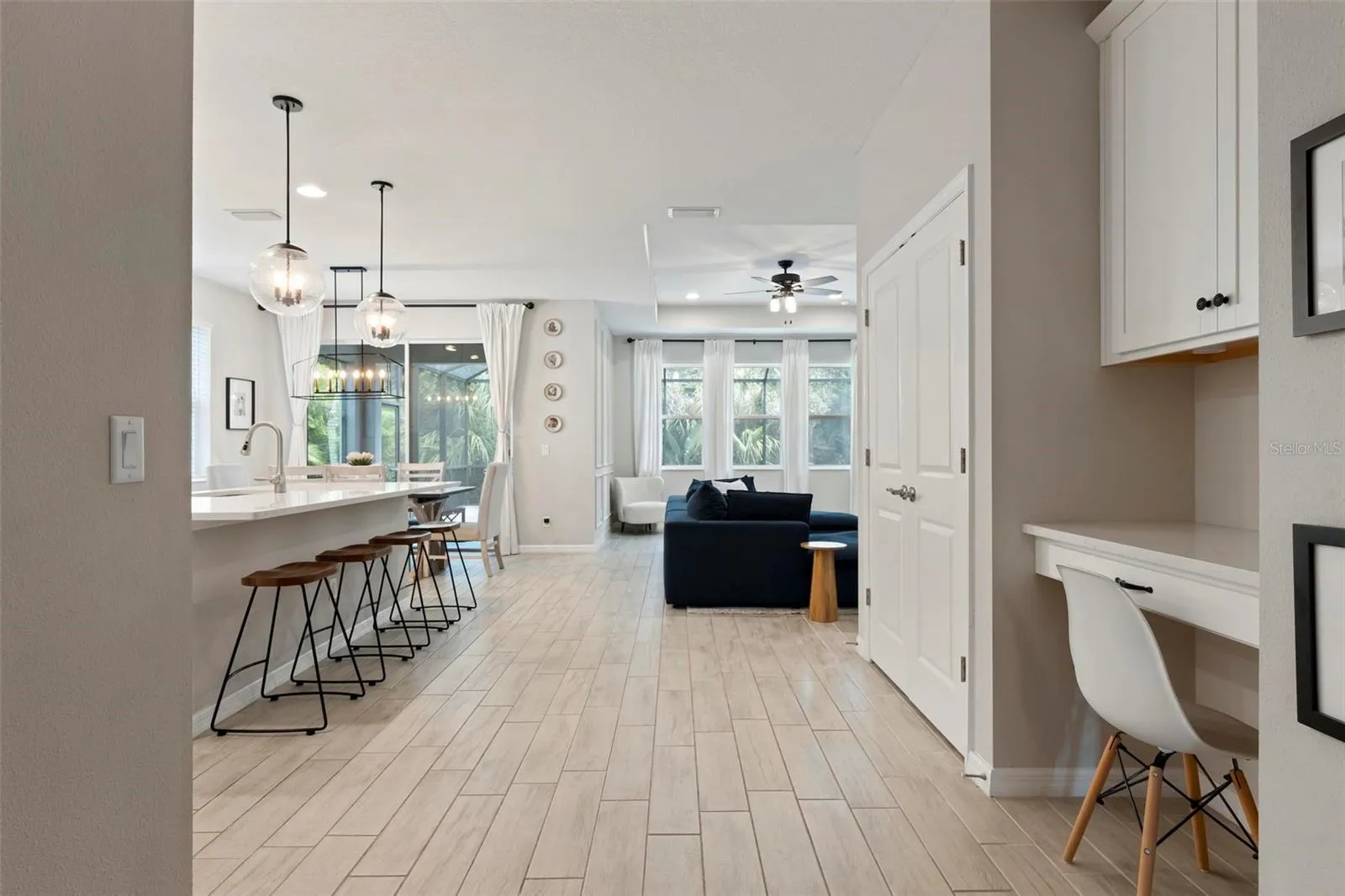 Kitchen Hall view