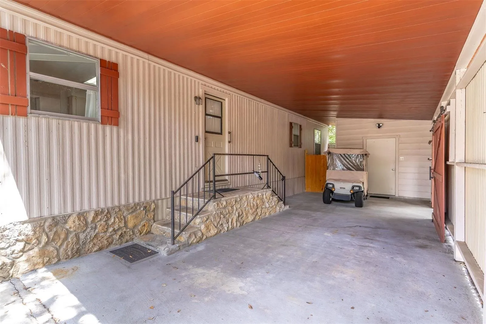 Extra large carport