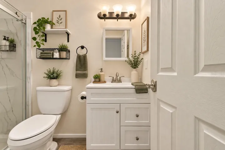 Guest Bath Virtually Staged
