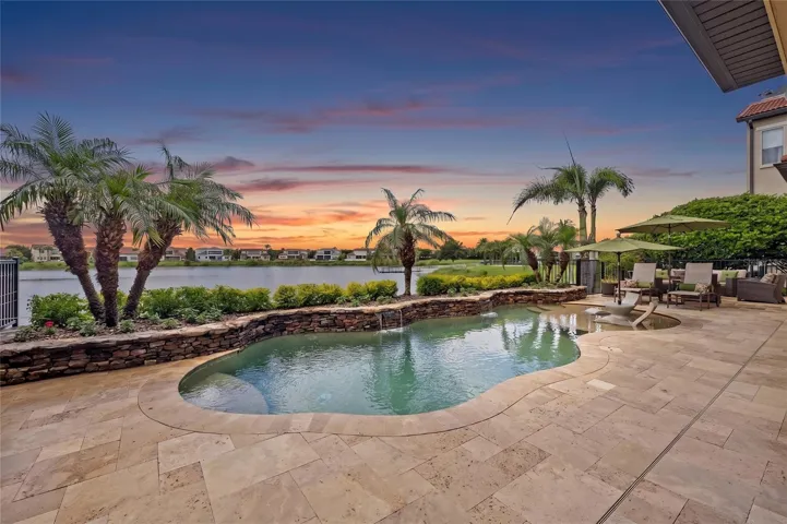 Pool Sunset