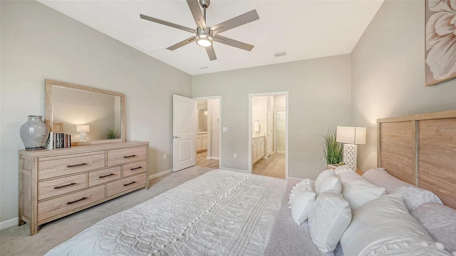 Primary Bedroom with Ensuite Bath &amp; Walk-In Closet