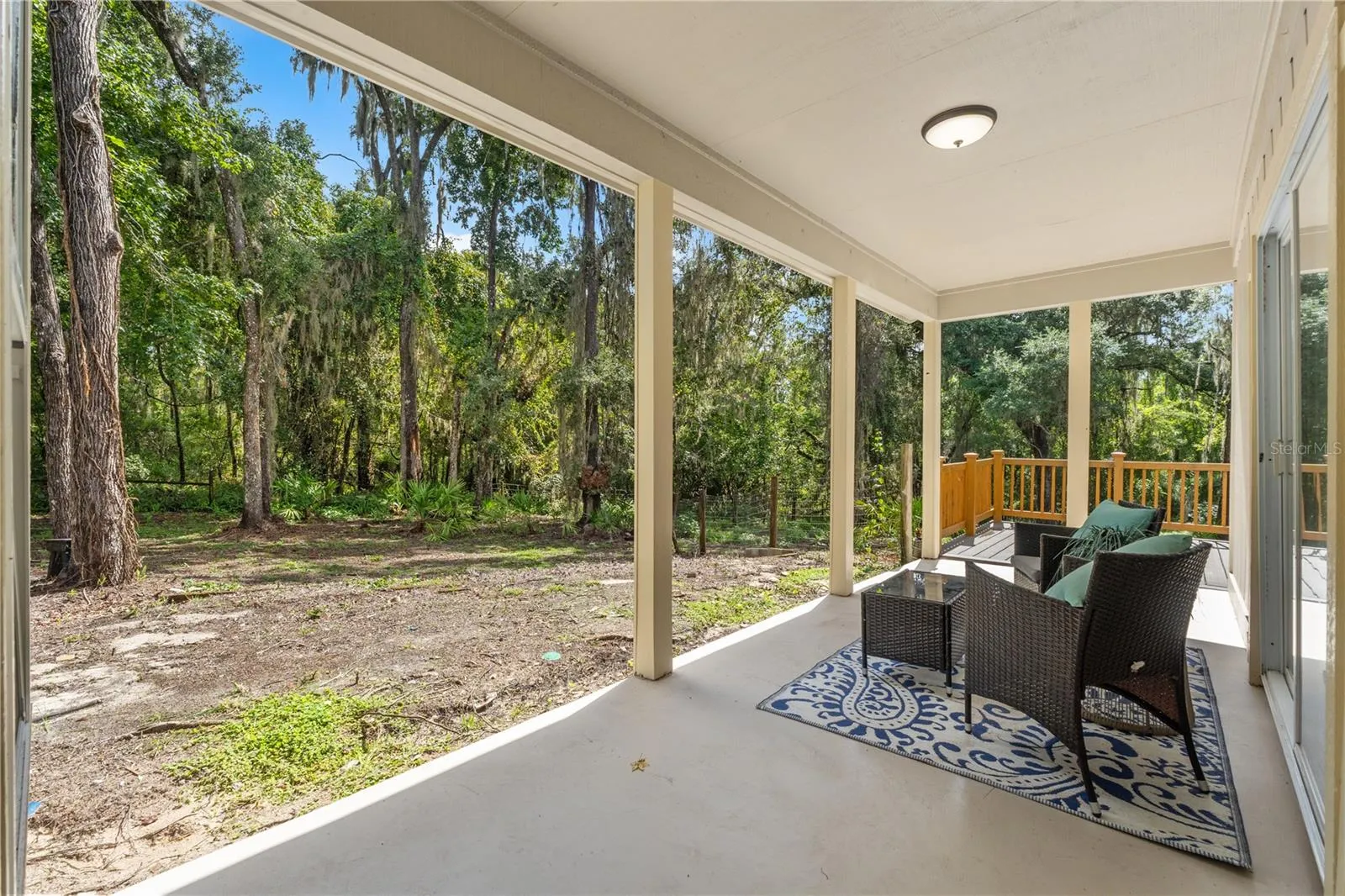 Covered Rear Porch