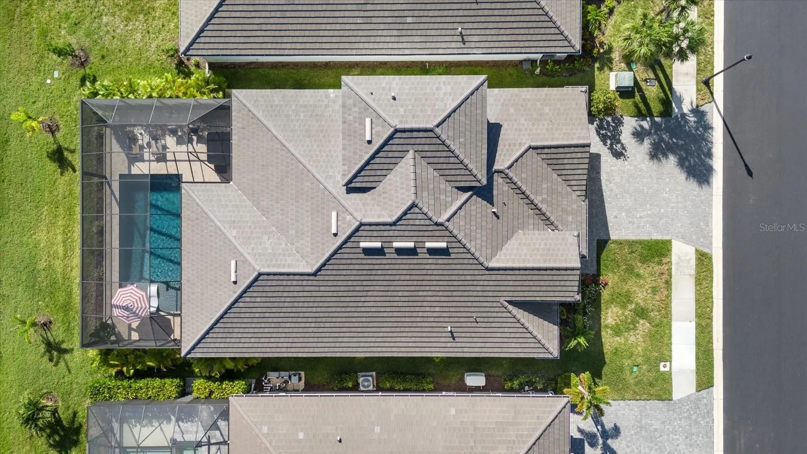 Aerial View of the Home