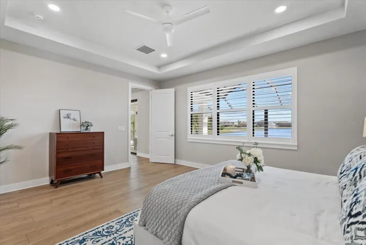 Primary Bedroom with Water Views