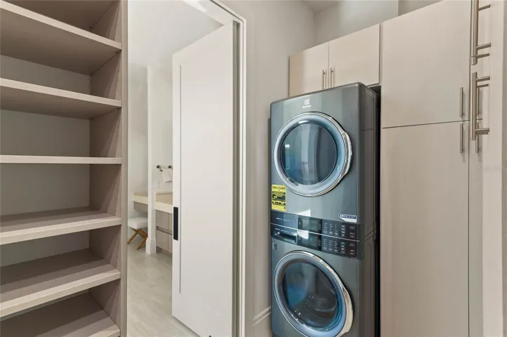 Primary Closet Electrolux Washer/Dryer