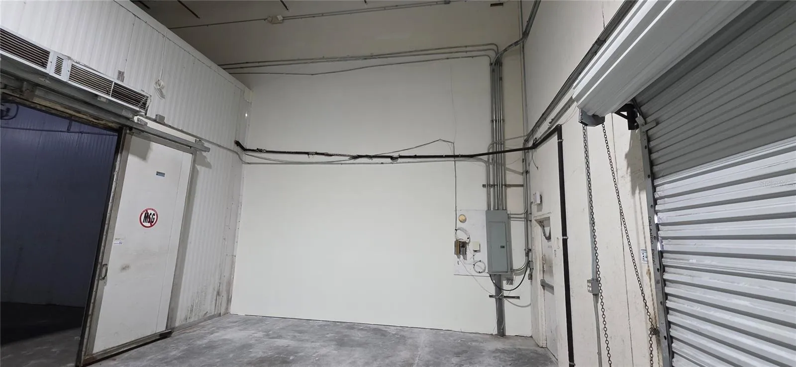 back of the warehouse